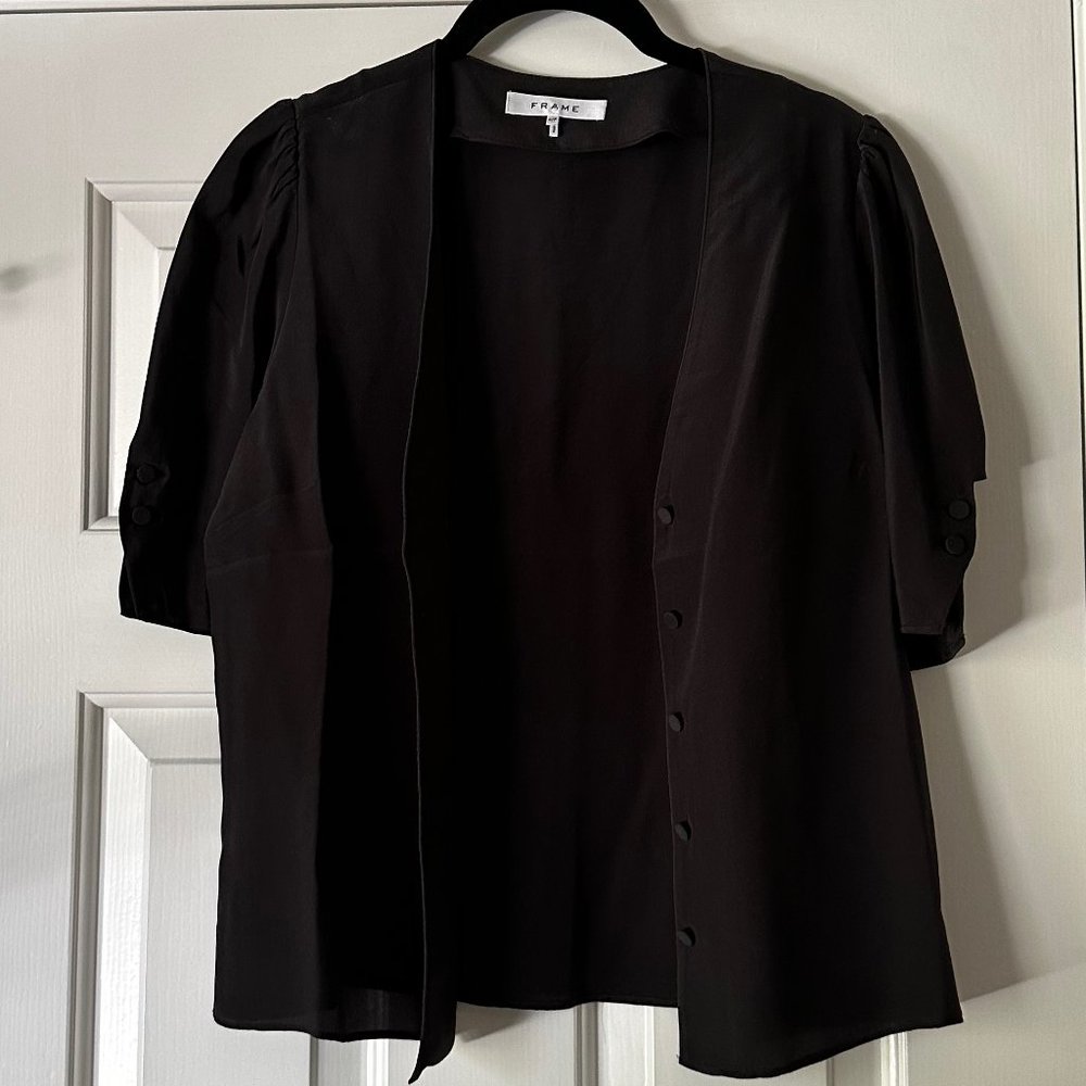 Frame Denim Silk Blouse